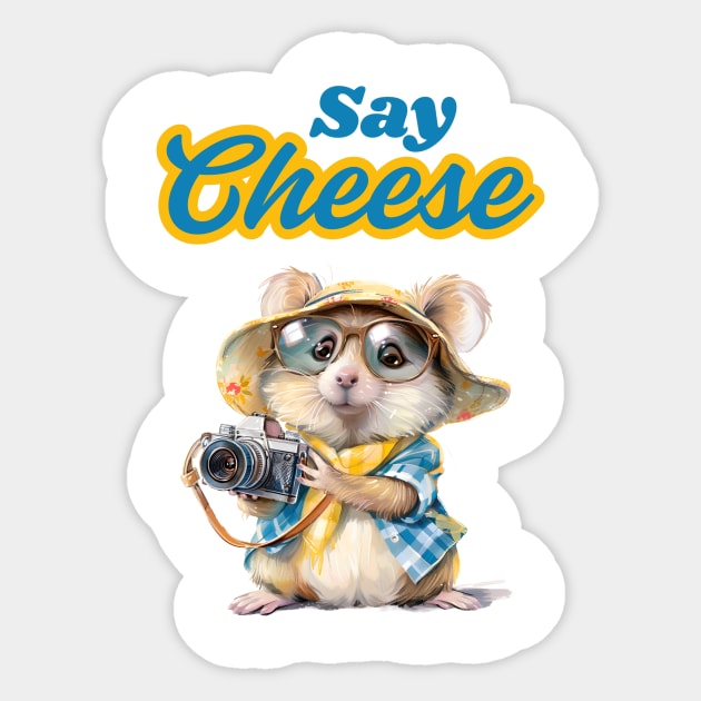 Say Cheese Photographer Sticker by Teresa's Store 1